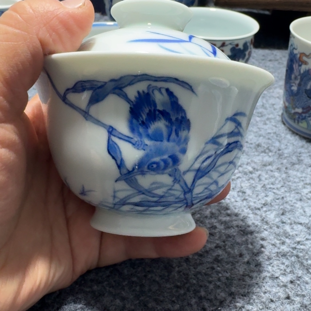 现代景德镇陶瓷手绘茶具