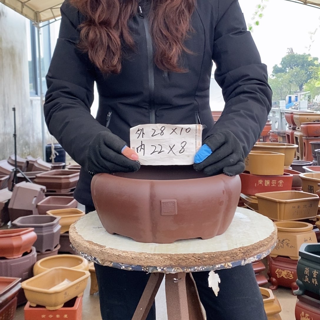 紫砂花盆紫砂花盆