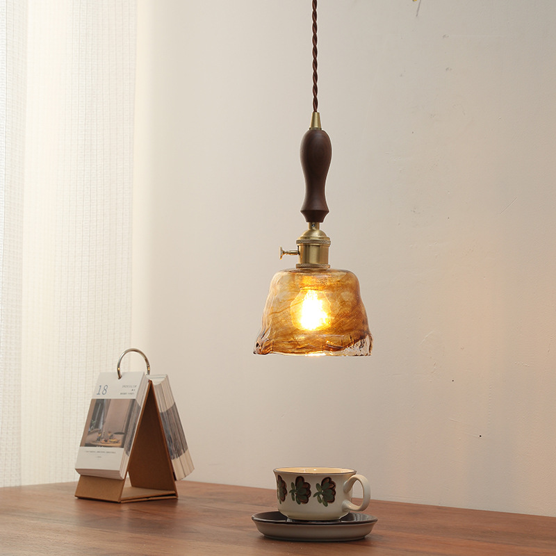北欧复古工业风酒店卧室创意个性民宿酒吧吧台咖啡厅餐厅玻璃吊灯