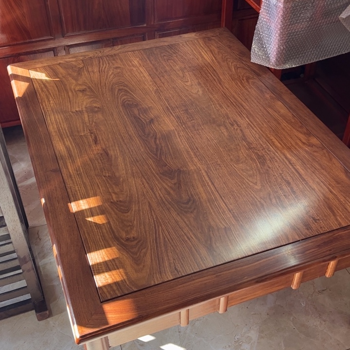 紫檀木类书架茶几