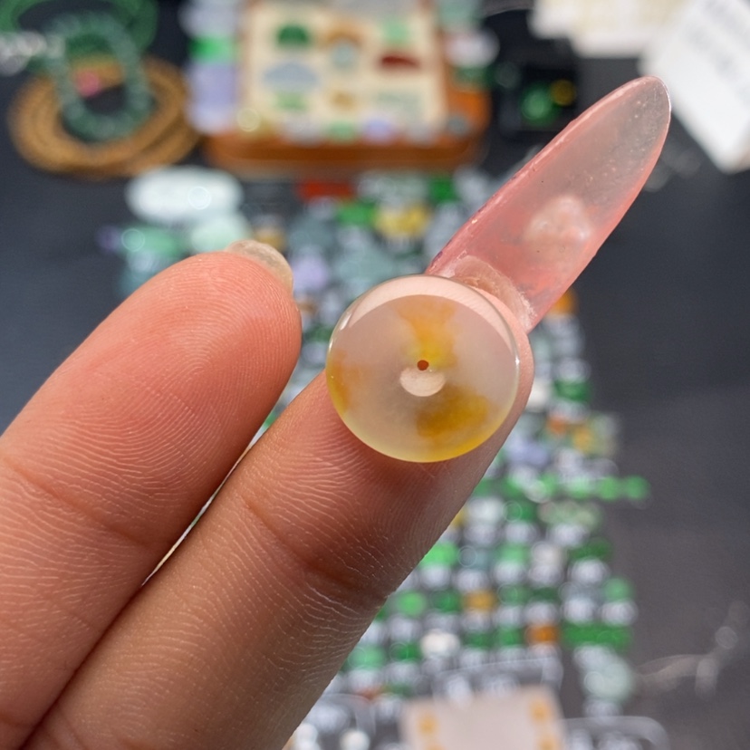 【闪购商品】翡翠挂件未镶嵌扣子