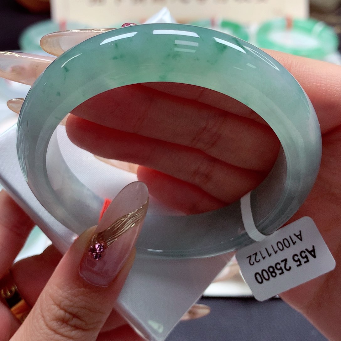 翡翠手镯未镶嵌22（54号）