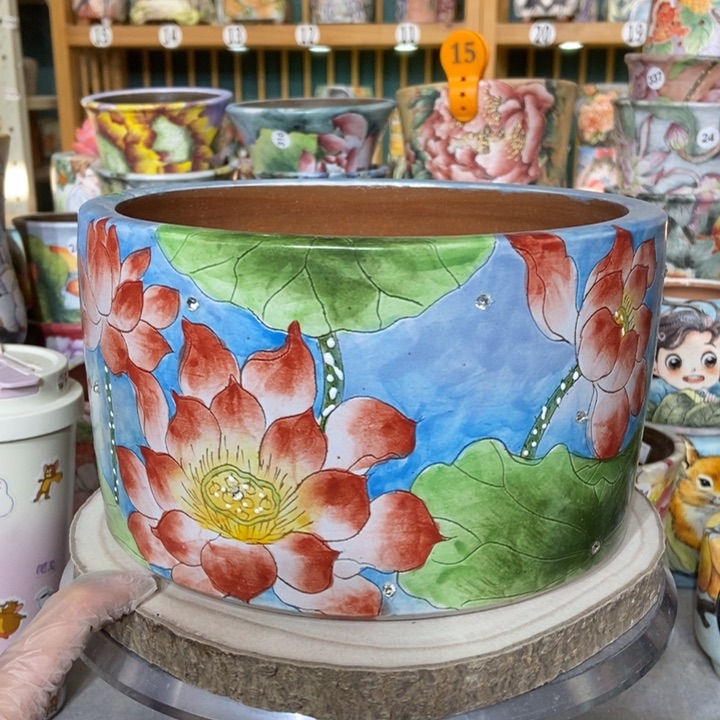 红陶景德镇艺术手绘作品