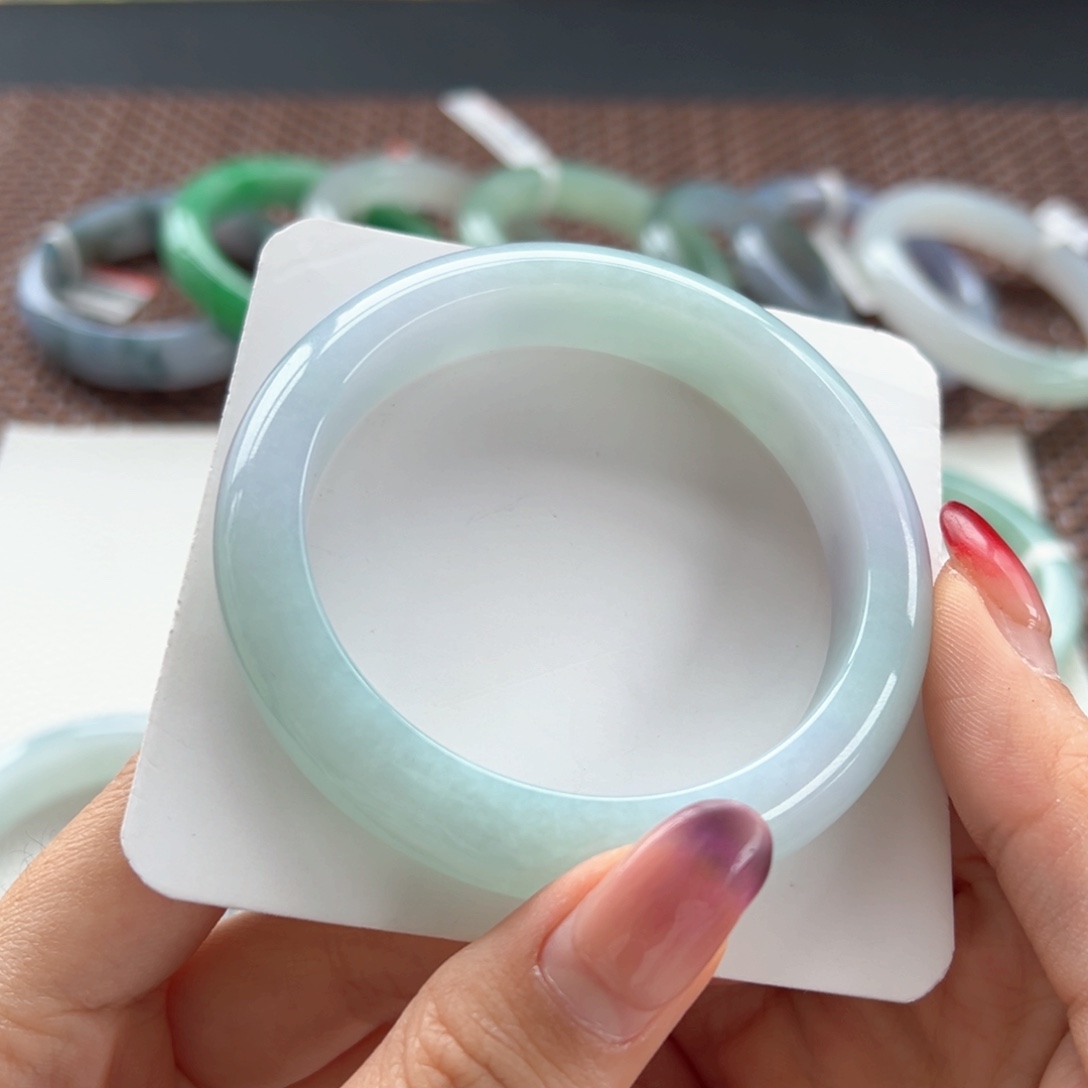 翡翠手镯未镶嵌2号 55.6