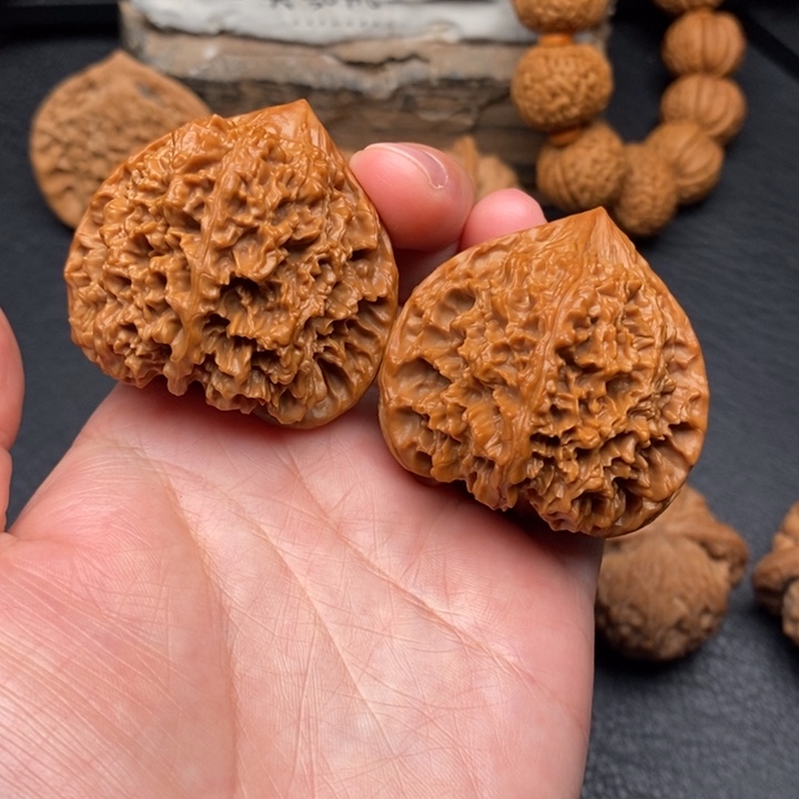 桃核把件尺寸44星星