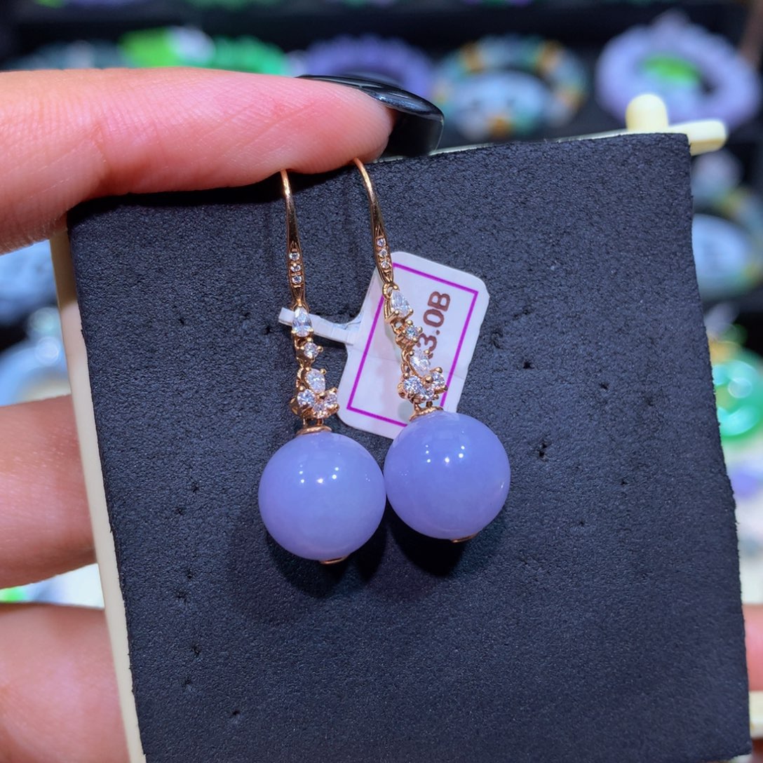 翡翠18K金镶嵌颈饰翡翠