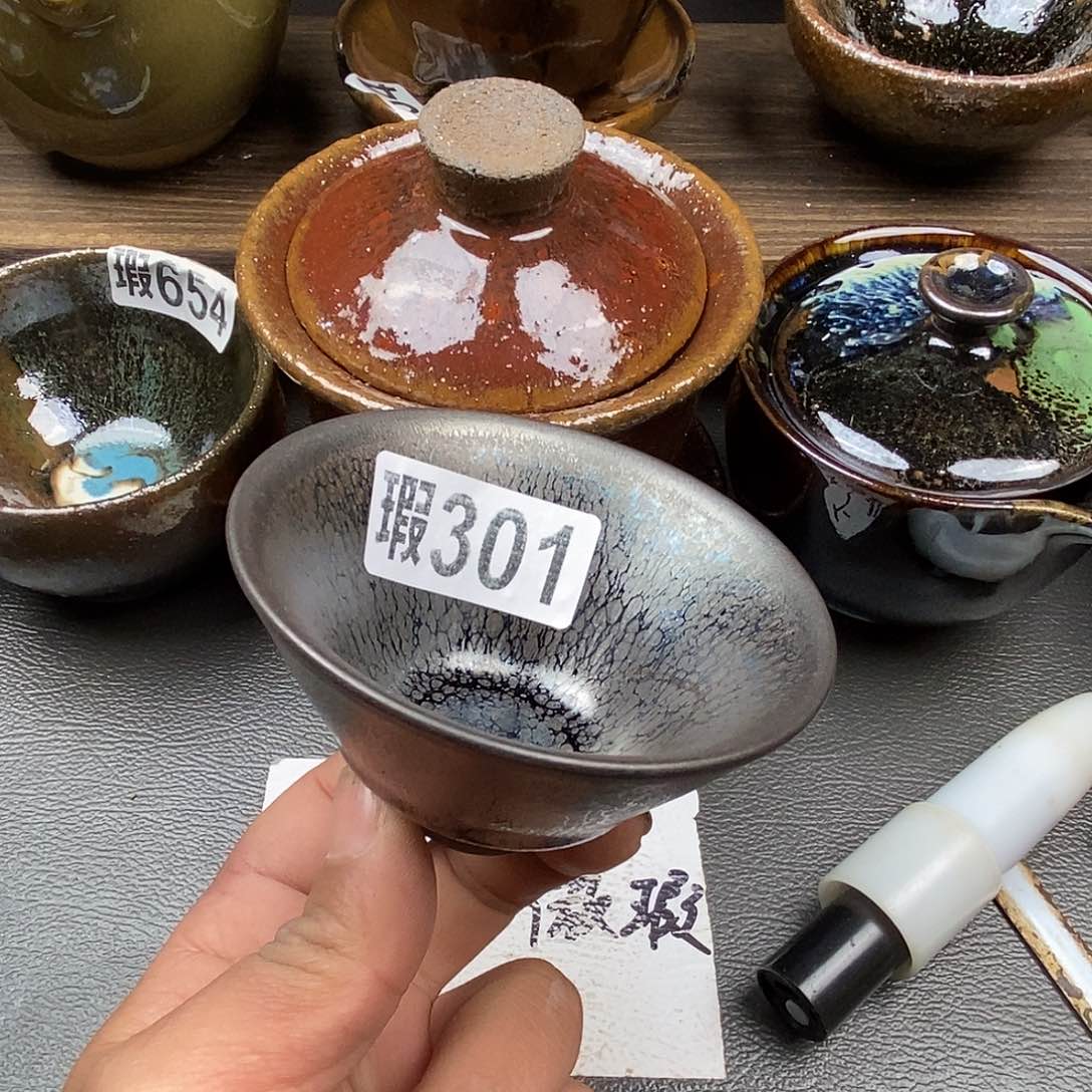 茶盏微瑕建盏主人杯子