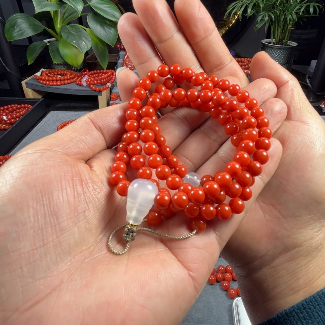 南红玛瑙手链未镶嵌十**美