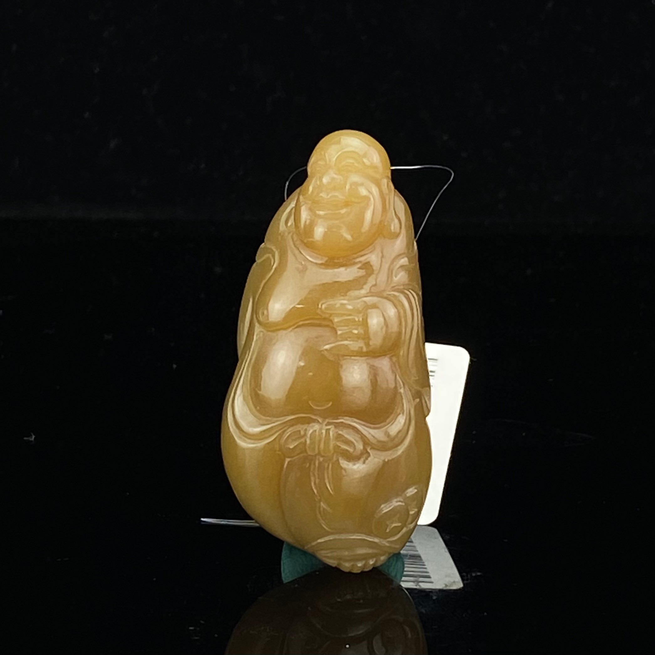 和田玉 金佛送财/朵云轩YDQ1094HC 