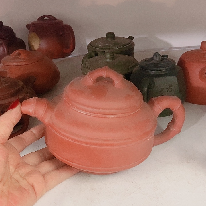 紫砂茶杯宜兴紫砂全手工制作