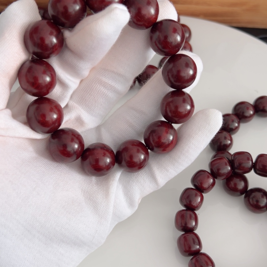 小叶紫檀手串/手链白**！