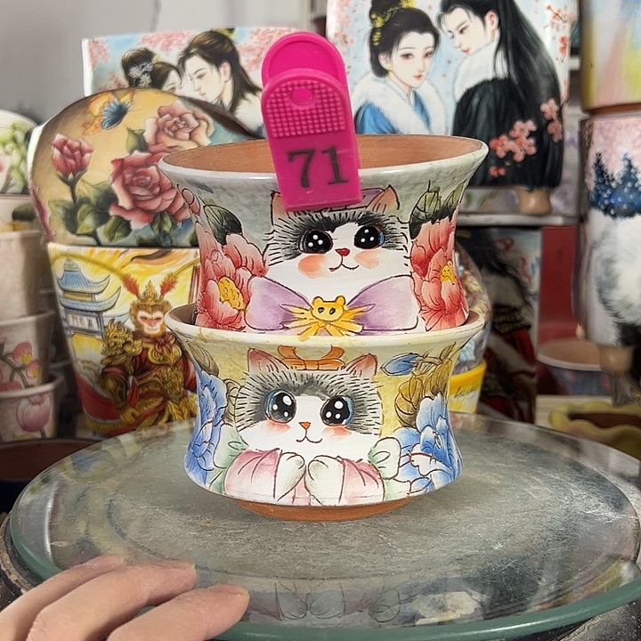 景德镇市手绘花盆性价比超级无敌高