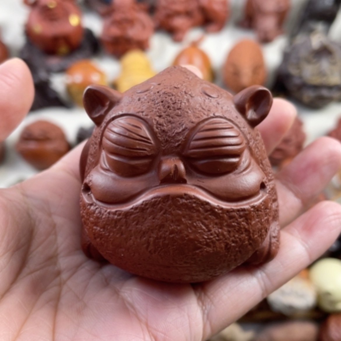 【闪购商品】紫砂茶宠风**生紫砂茶宠