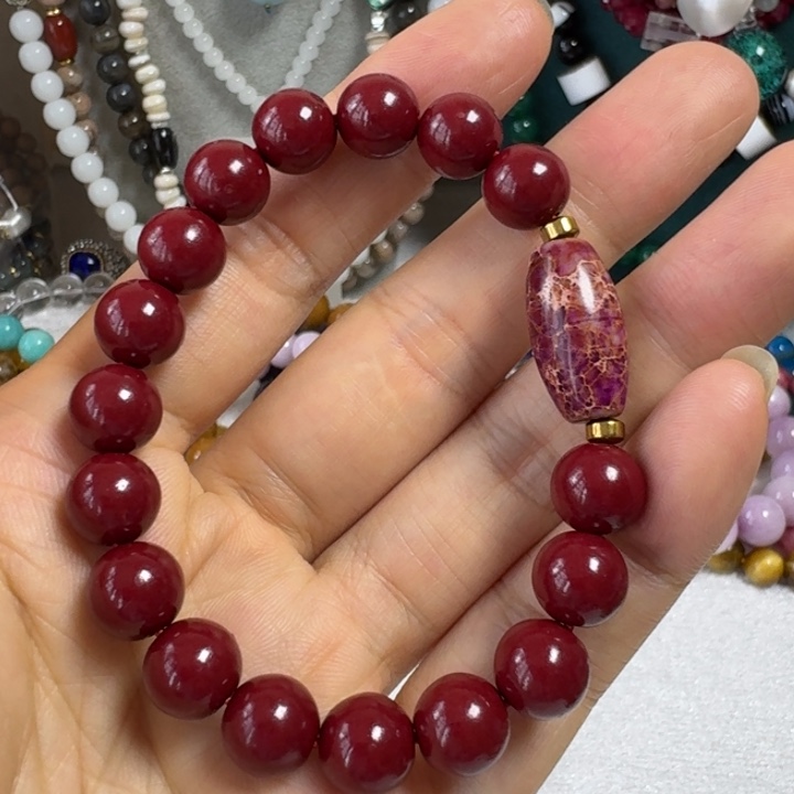 未镶嵌颈饰芙蓉石卡10左右手串特价