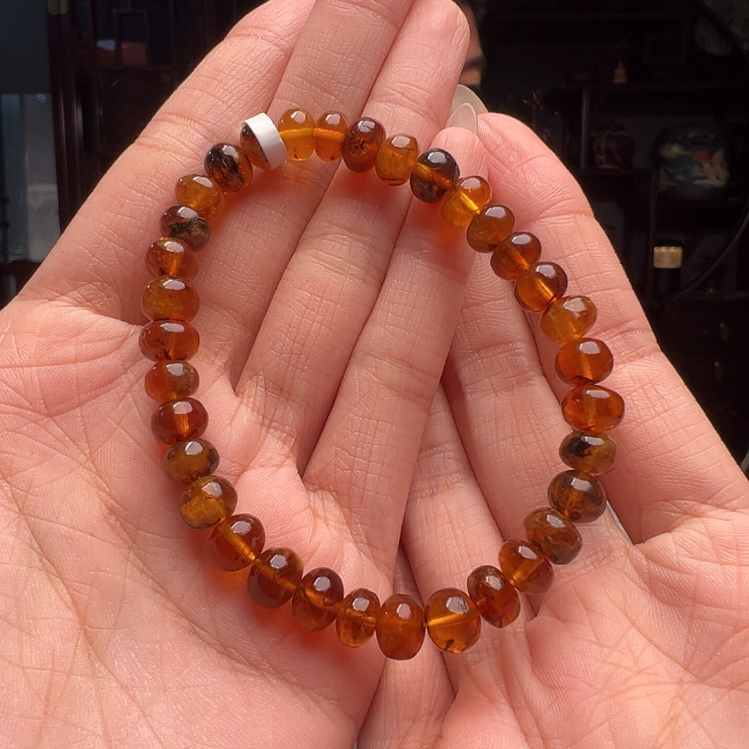 琥珀裸石未镶嵌抚顺琥珀10068。7mm