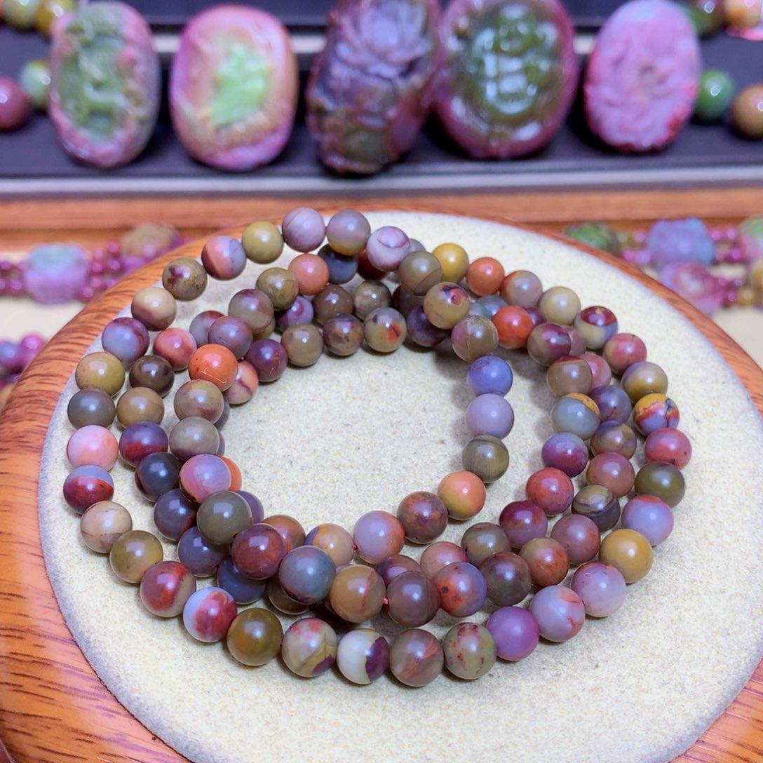 手链玛瑙未镶嵌盐源