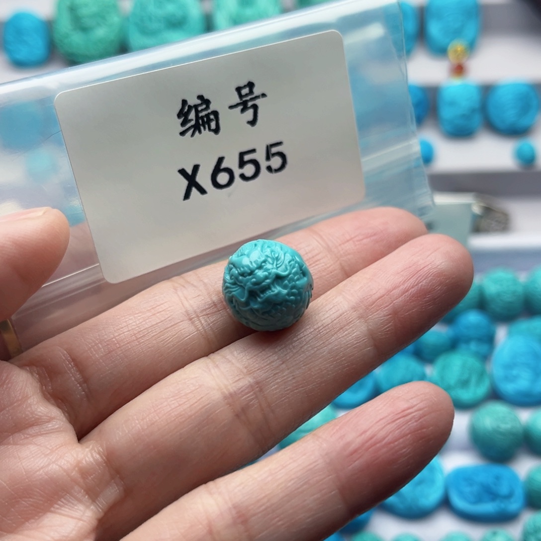 绿松石雕刻未镶嵌