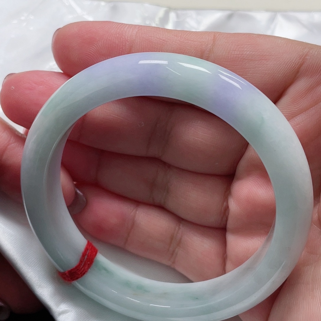 翡翠手镯未镶嵌缅甸翡翠手镯57圈