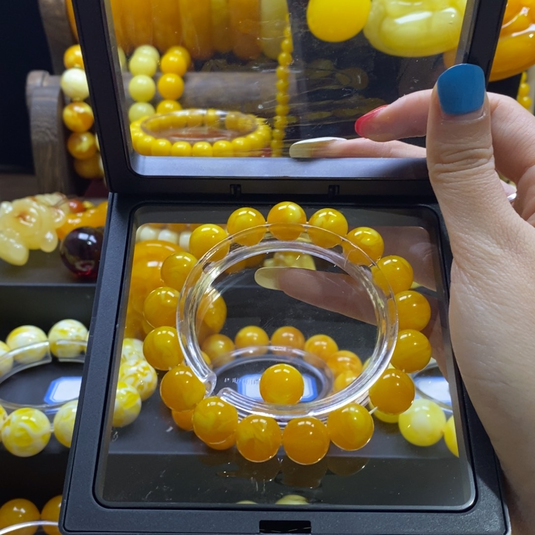 大***月非金属全品无暇卡12手串