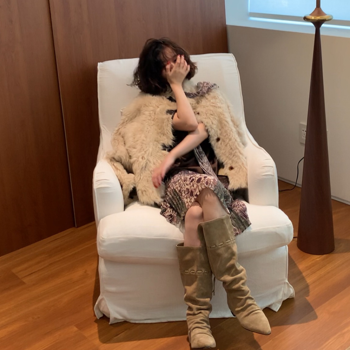 “炭烤栗子 都想自留的毛毛一体”会行走的洋气小外套～