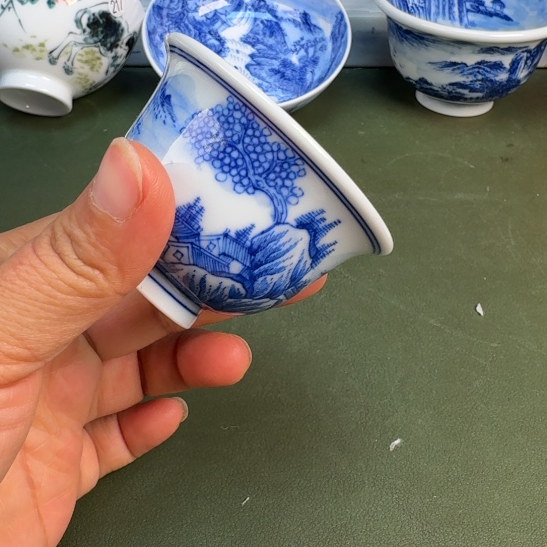 陶景德镇纯手绘茶具圆圆293