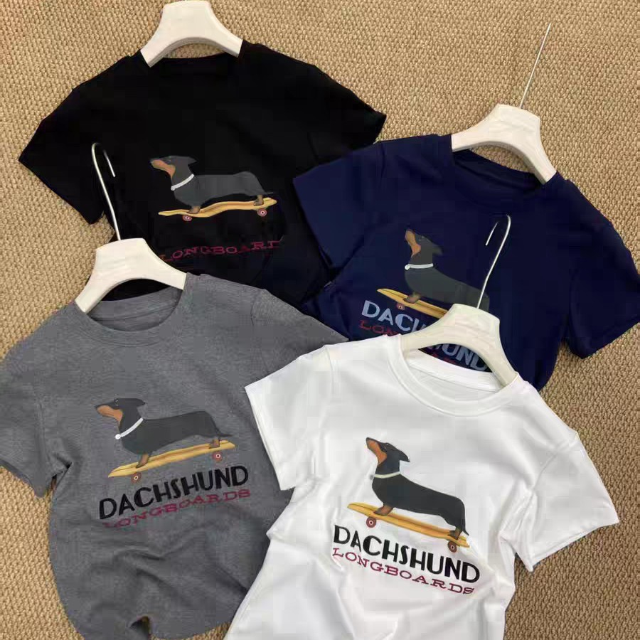 ［海南珍珍］美式复古风短袖T恤9875