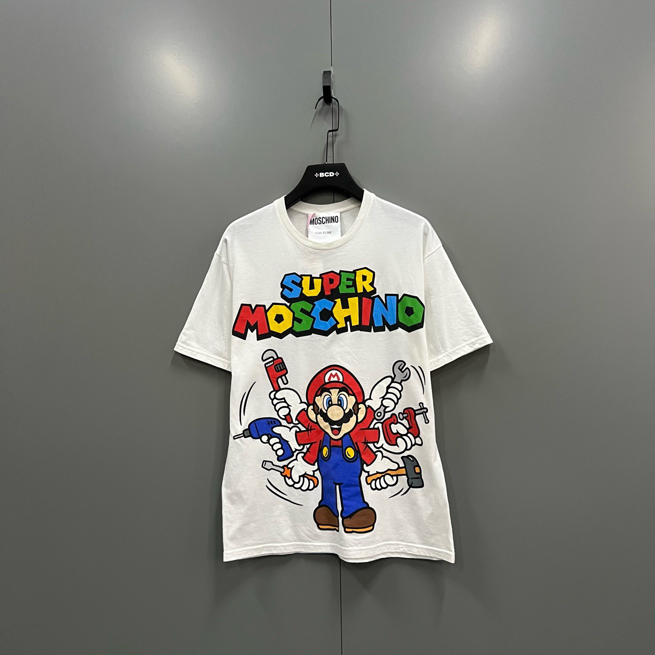 95新 Moschino/莫斯奇诺 （cc3）马里奥短袖 XXS码