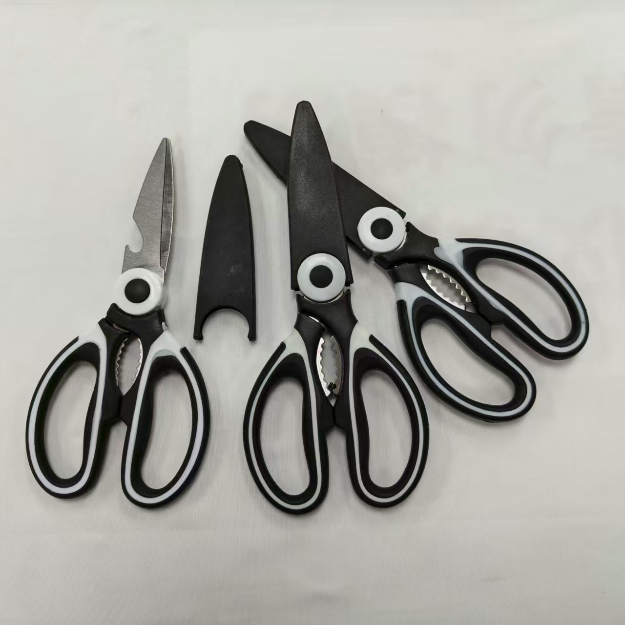 【德国进口】熊猫剪厨房剪刀鸡骨剪多功能不锈钢家用强力剪厨房工具