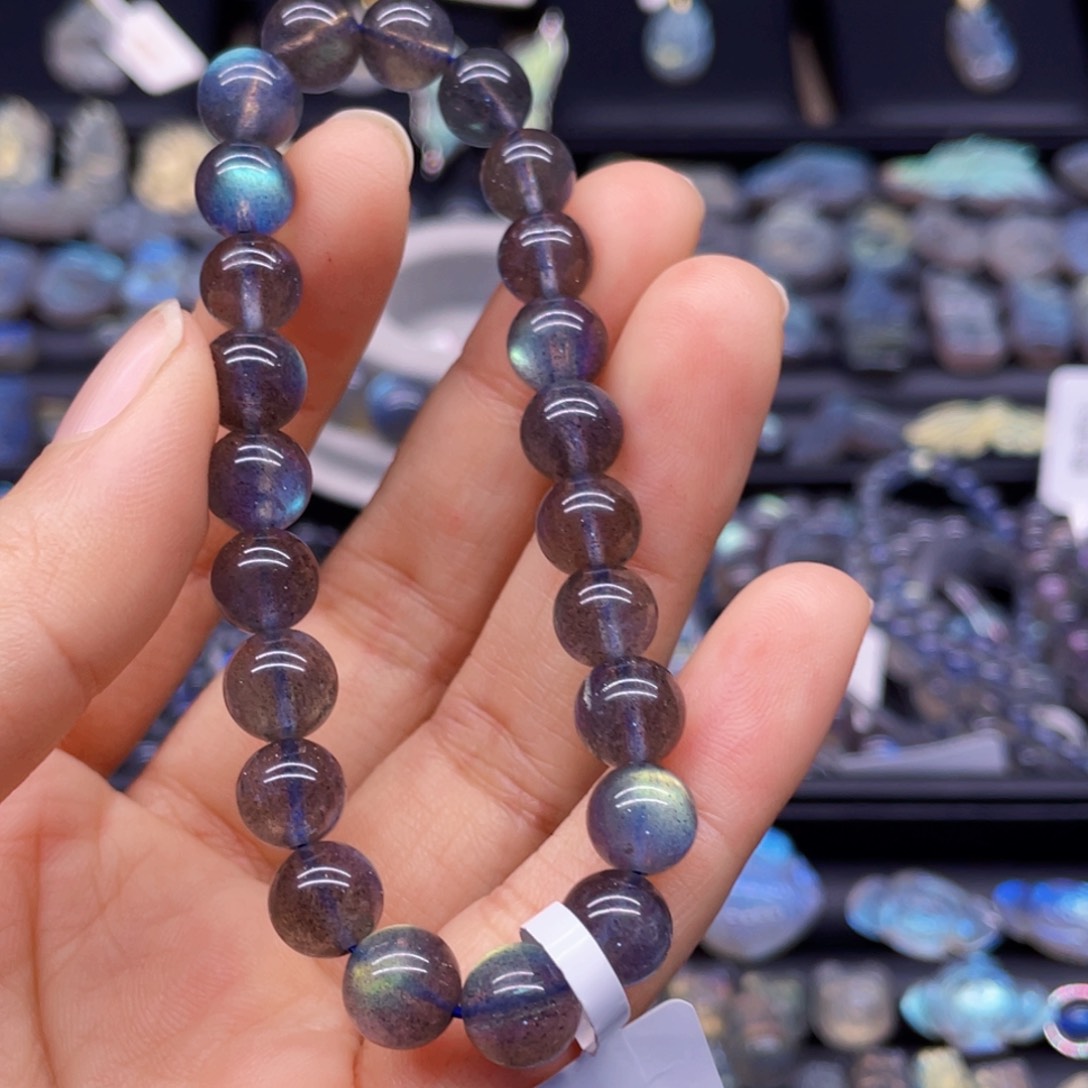 长石手串未镶嵌木****o8.2左右