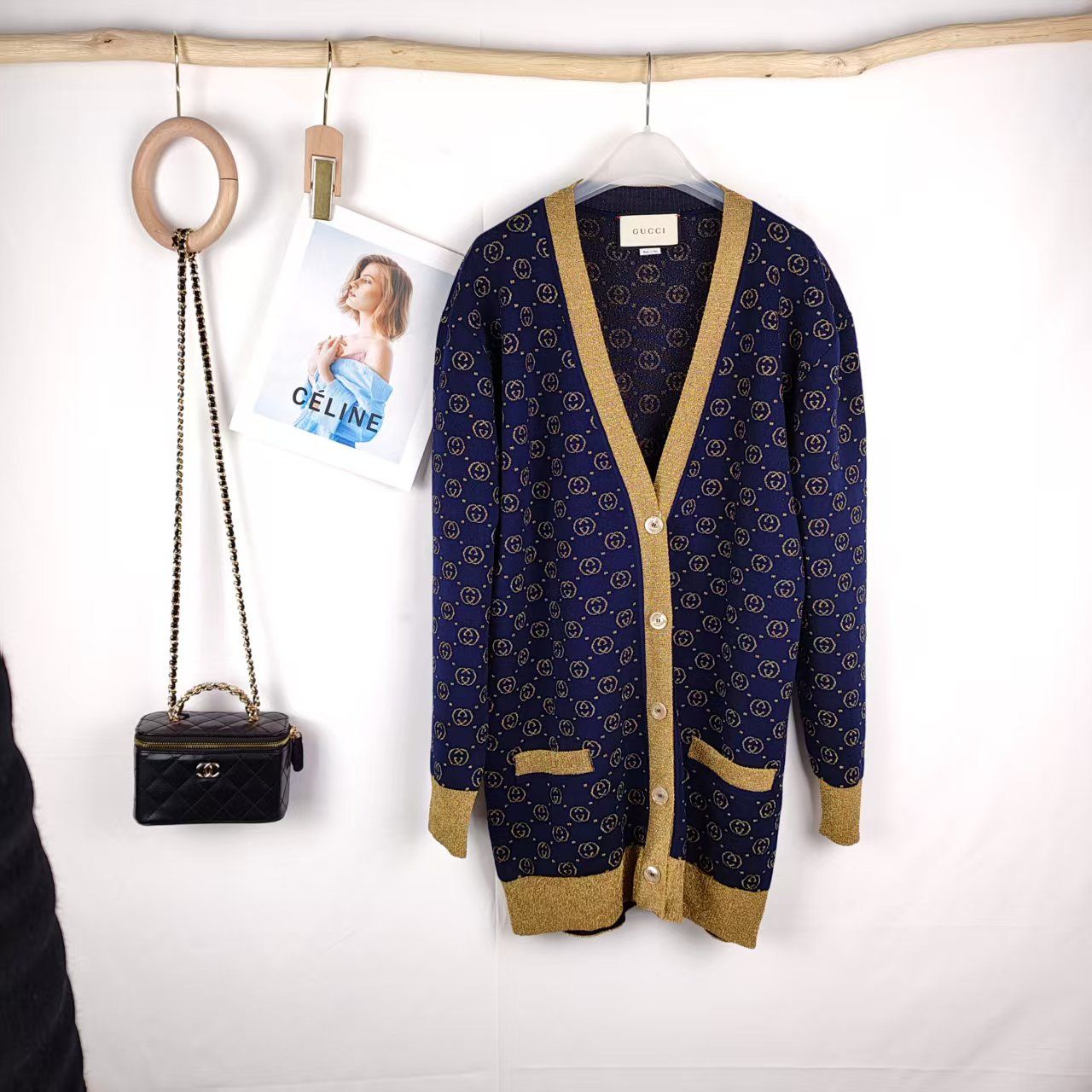 99新 GUCCI/古驰 海囤J/古驰/上衣/L码/lu79310