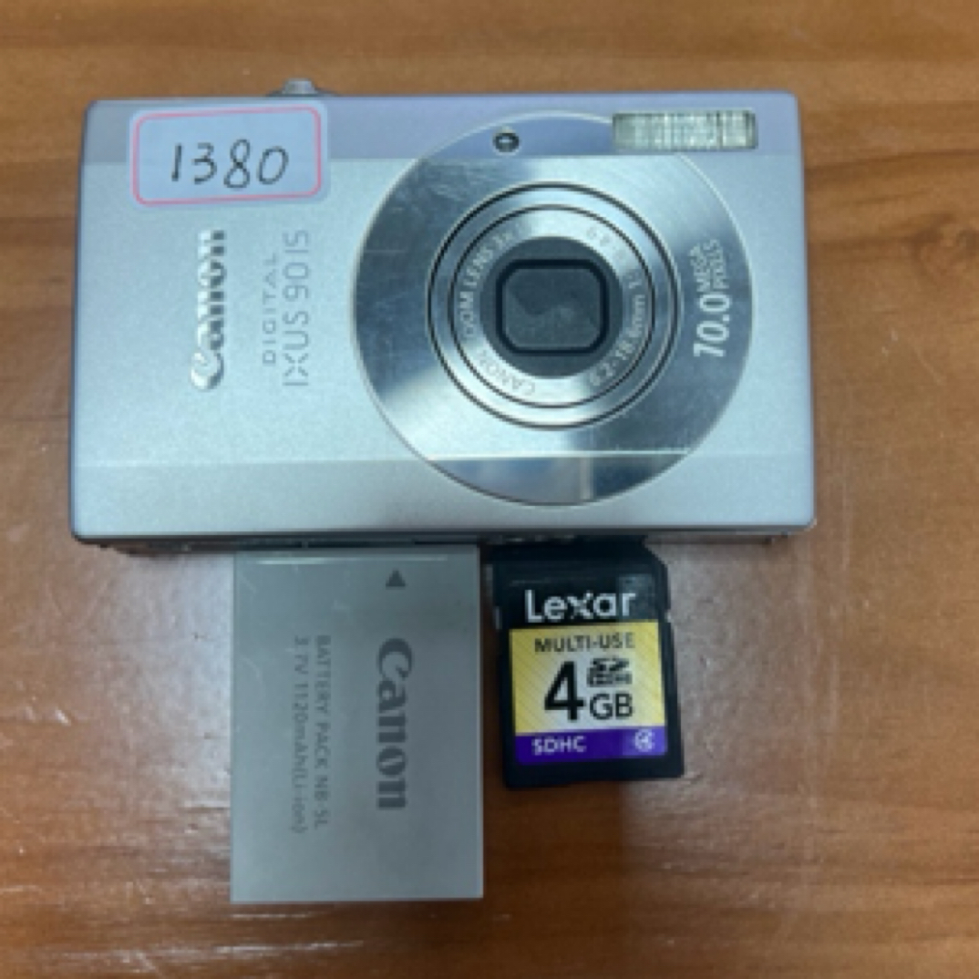 9新 Canon/佳能 银色 屏靓，镜圈完美，1000万像素，3倍光学变焦