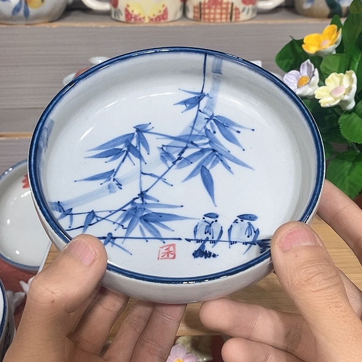 禾泥陶器手工手绘