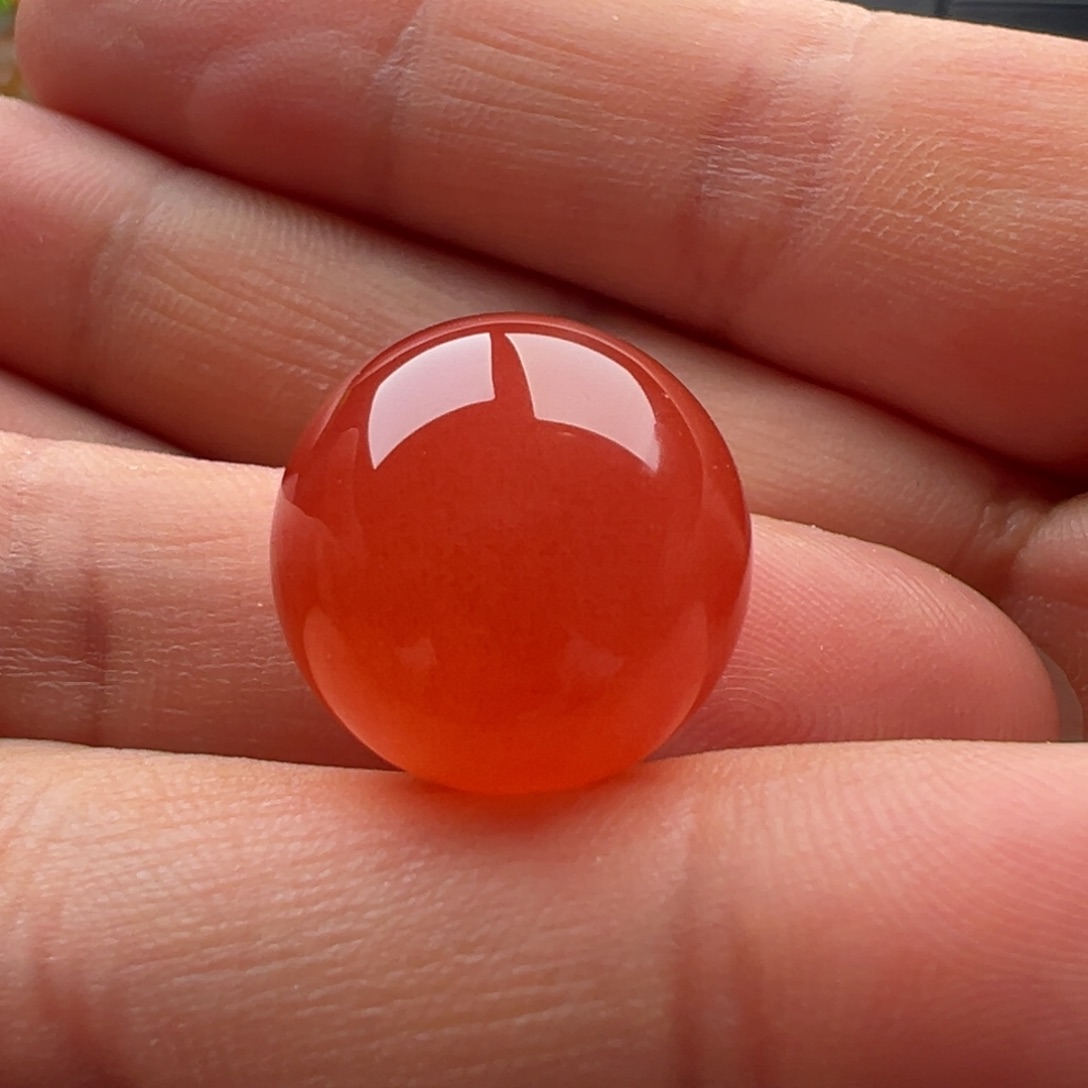 南红玛瑙圆珠17.未镶嵌
