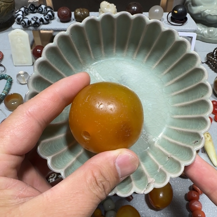 摆件根*轩瓷器摆件手工