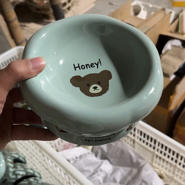 陶陶瓷fufu小熊碗