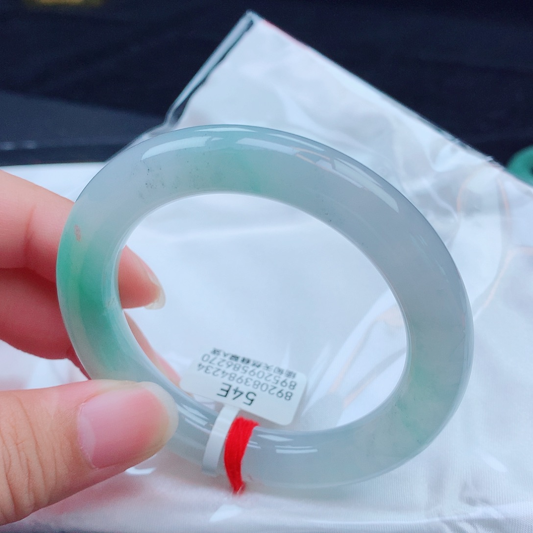 翡翠手镯未镶嵌天然缅甸翡翠A货手镯 