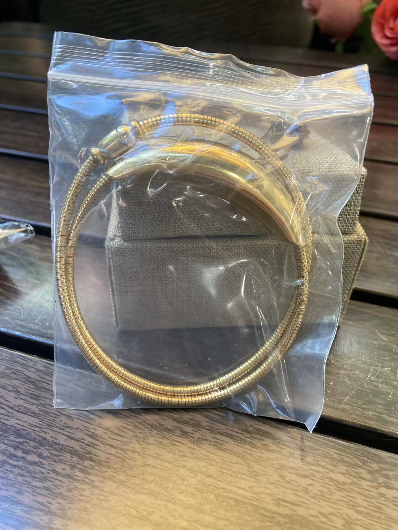 金色耳环项链套盒