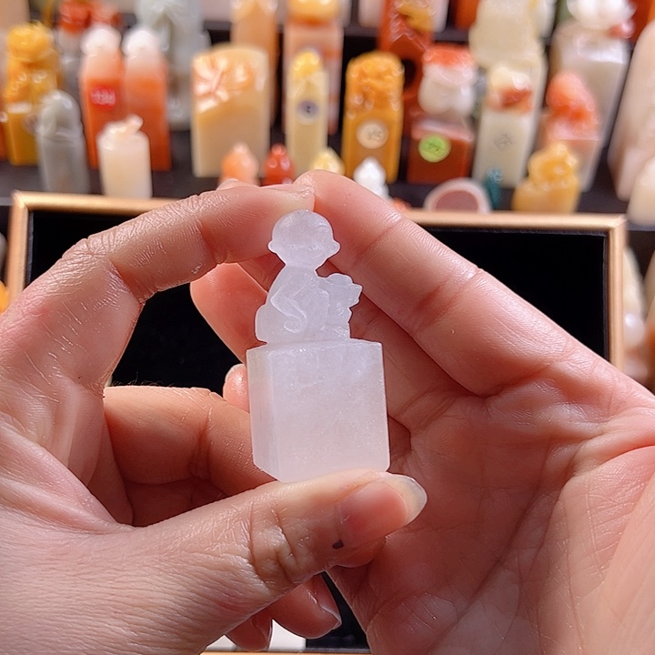 云南石印石2.1厘米，猴子