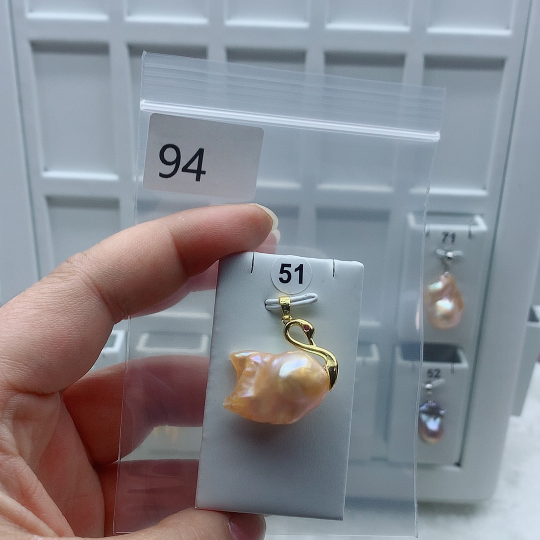 吊坠(不含链)合金淡水珍珠