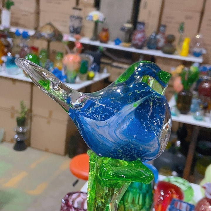 无铅玻璃花瓶高45厘米宽9