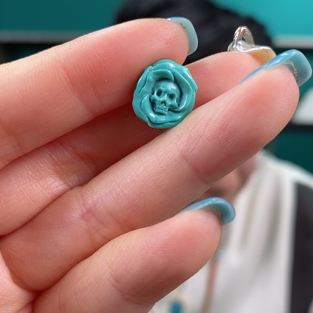 绿松石珠宝奇石未镶嵌