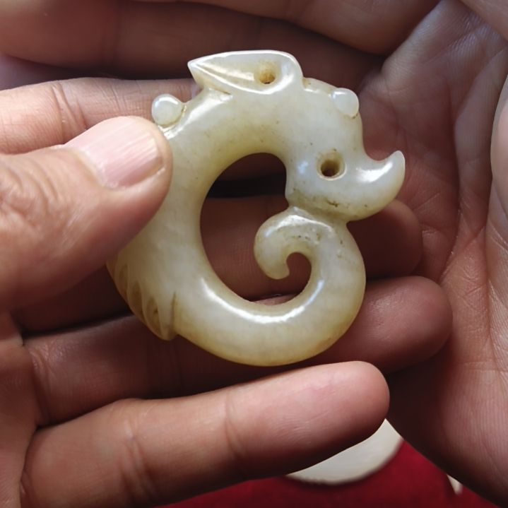 和田玉挂件未镶嵌如**风