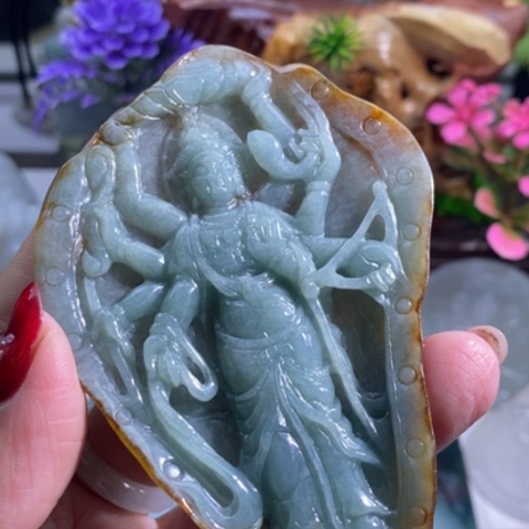 【闪购商品】颈饰未镶嵌翡翠千手