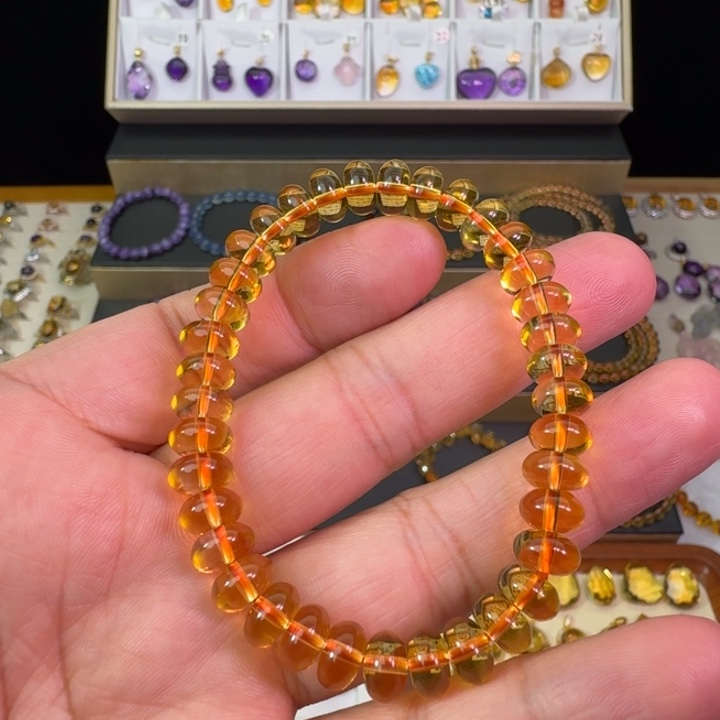 手串未镶嵌黄晶单圈