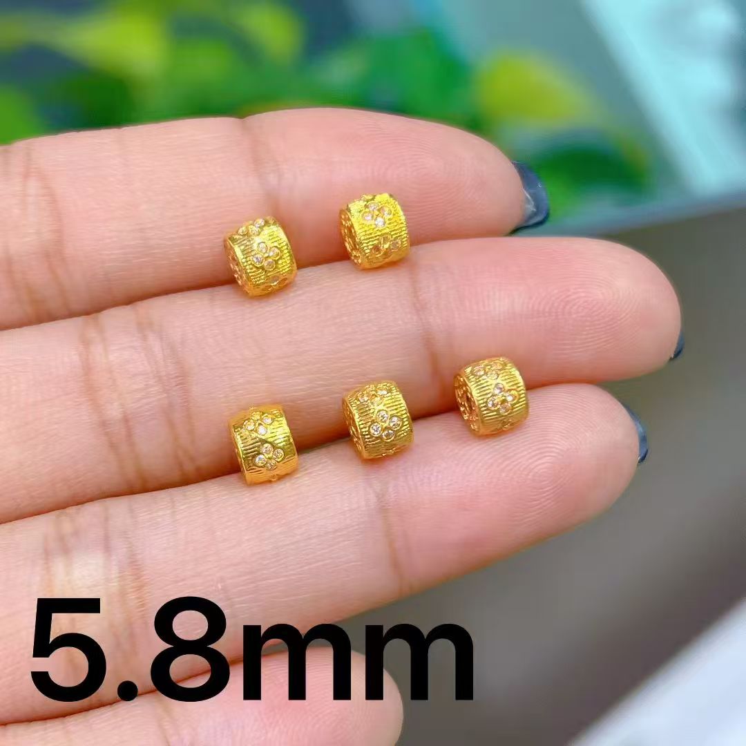 18K金隔珠5D版配件ZX多样性发其一