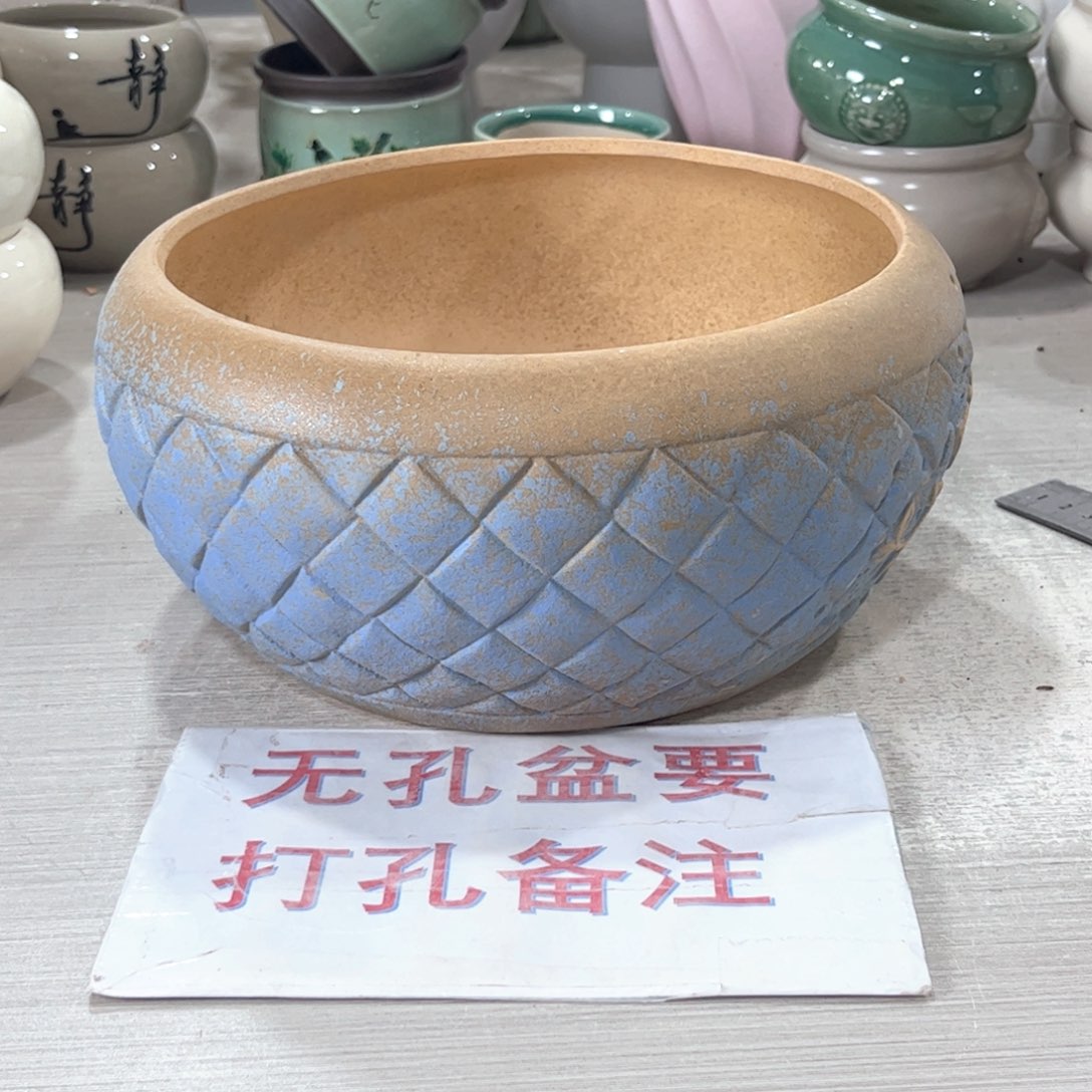 口径  20*11陶瓷绿植多肉微瑕花盆