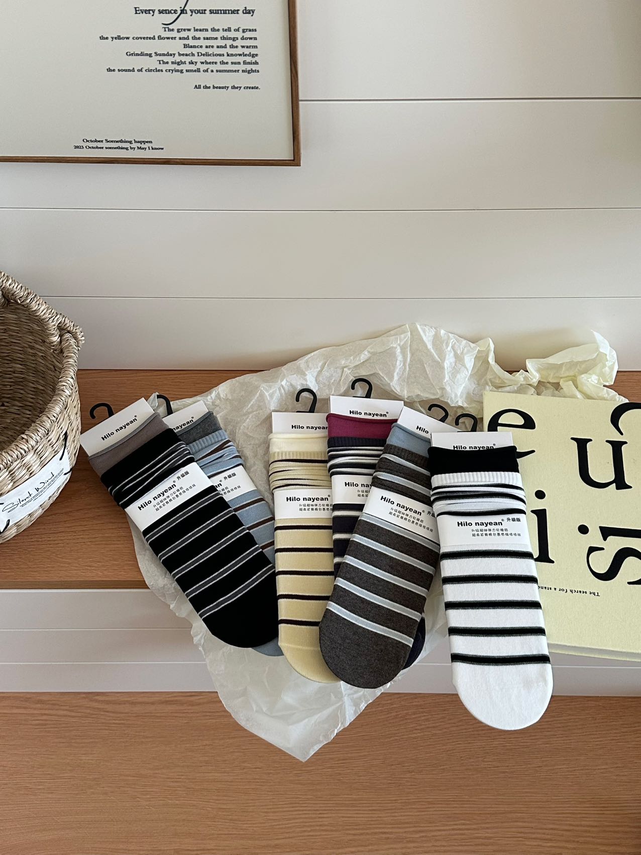 【成组】潮袜奢袜众多集合女袜中筒袜小众清新饰品袜