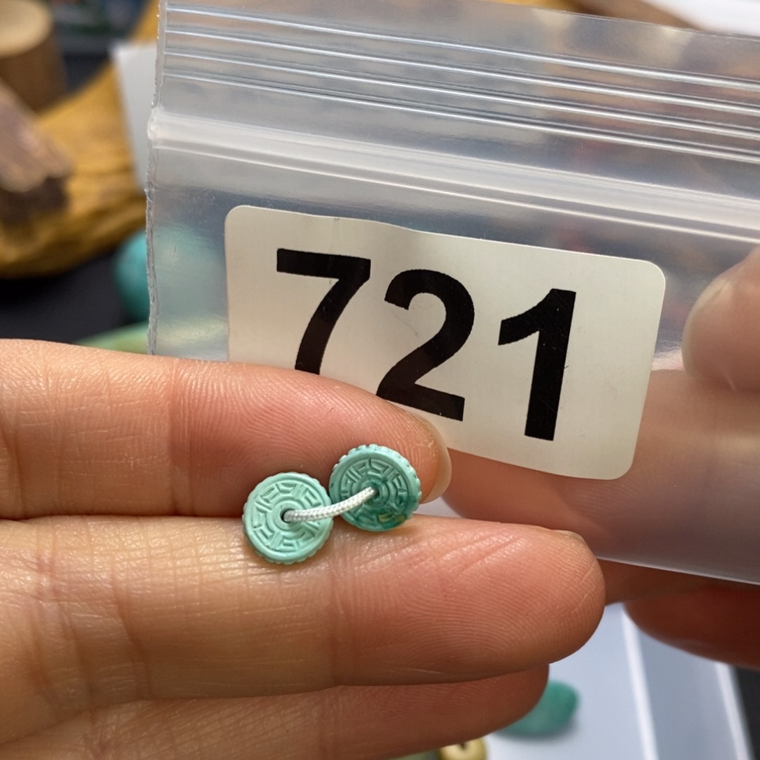 绿松石珠宝奇石未镶嵌