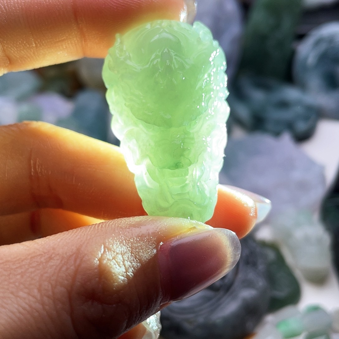 定制翡翠未镶嵌天然