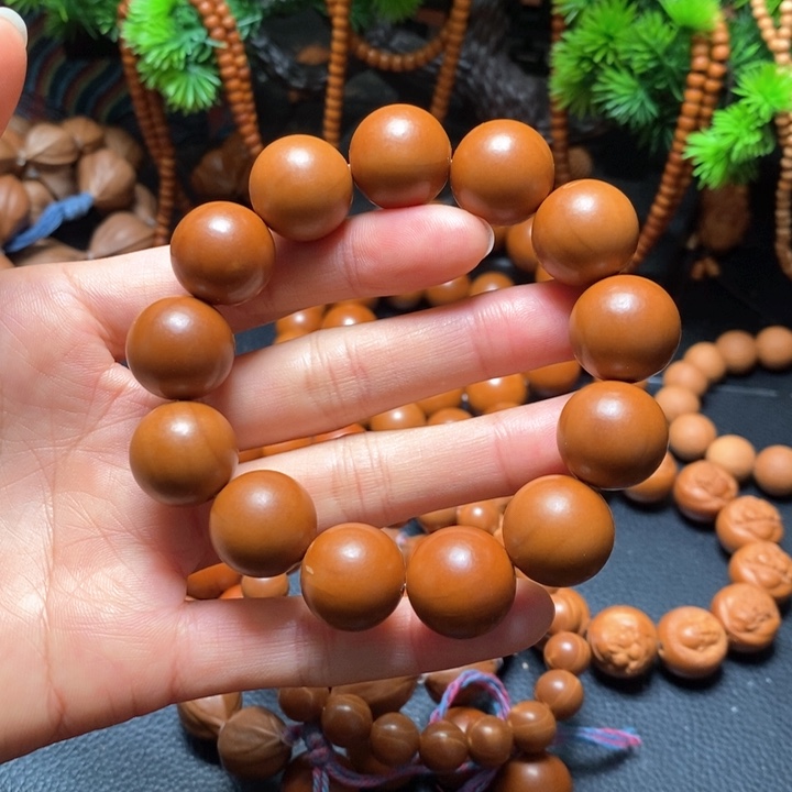 橄榄核手串1.7尺寸福利光珠